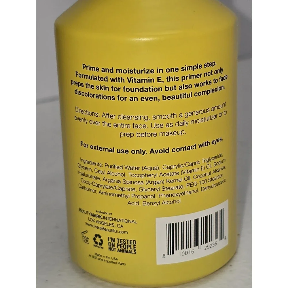 Here Beautiful -‎ Priming Moisturizer with Vitamin E - 4 oz (BRAND NEW)
